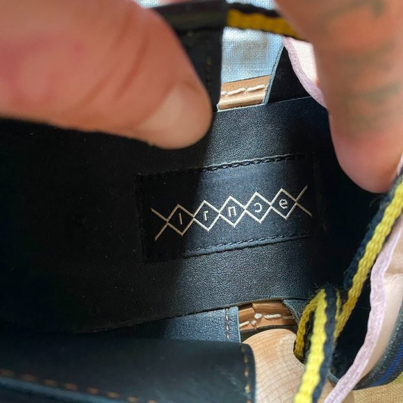 Handmade Wood Ball Leather Flats - Picture 4 of 5